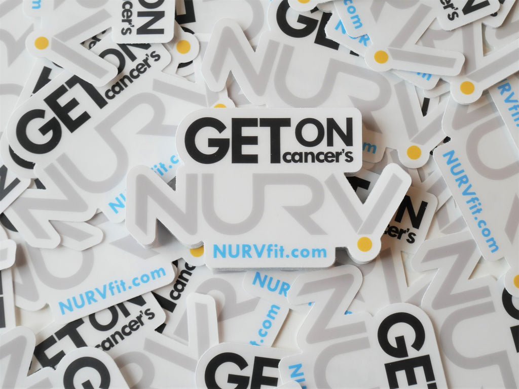 Get on Cancers NURV | Clear Sticker